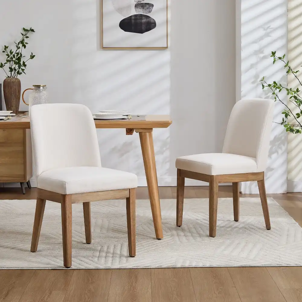 modern solid wood dining chair